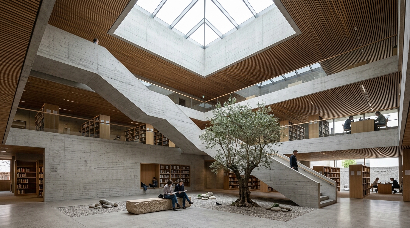 CULTURAL ATRIUM & ARCHIVE — ACADEMIC PROJECT